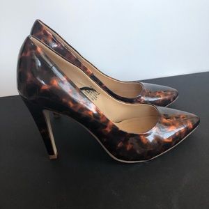 Tortoise Shell Print Heels